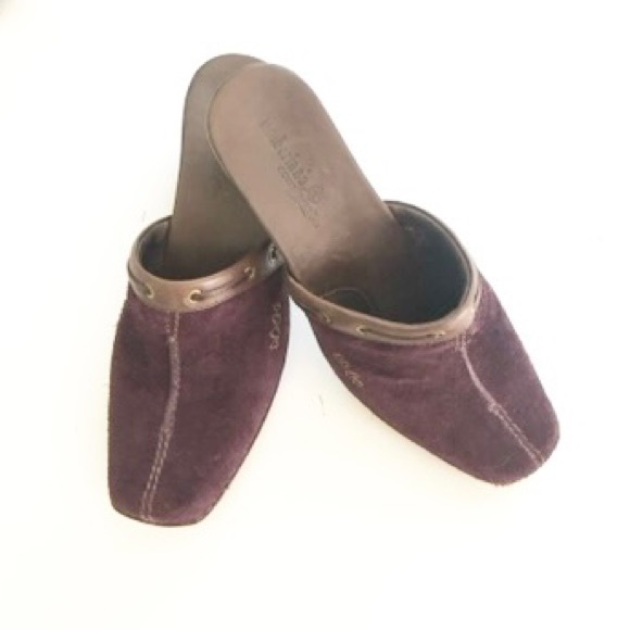 Timberland Comforia Purple Suede Mule Clogs 7.5 - Picture 2 of 6